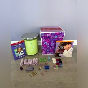 2007 American Girl Just Like You Hair Styling Center Accessories Set